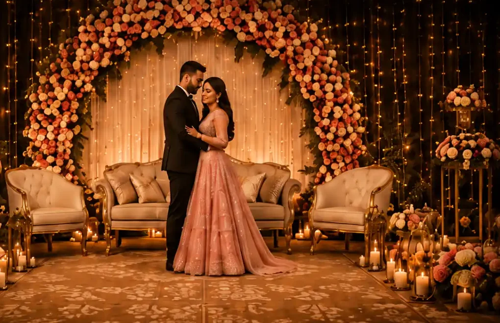 Engagement stage lighting