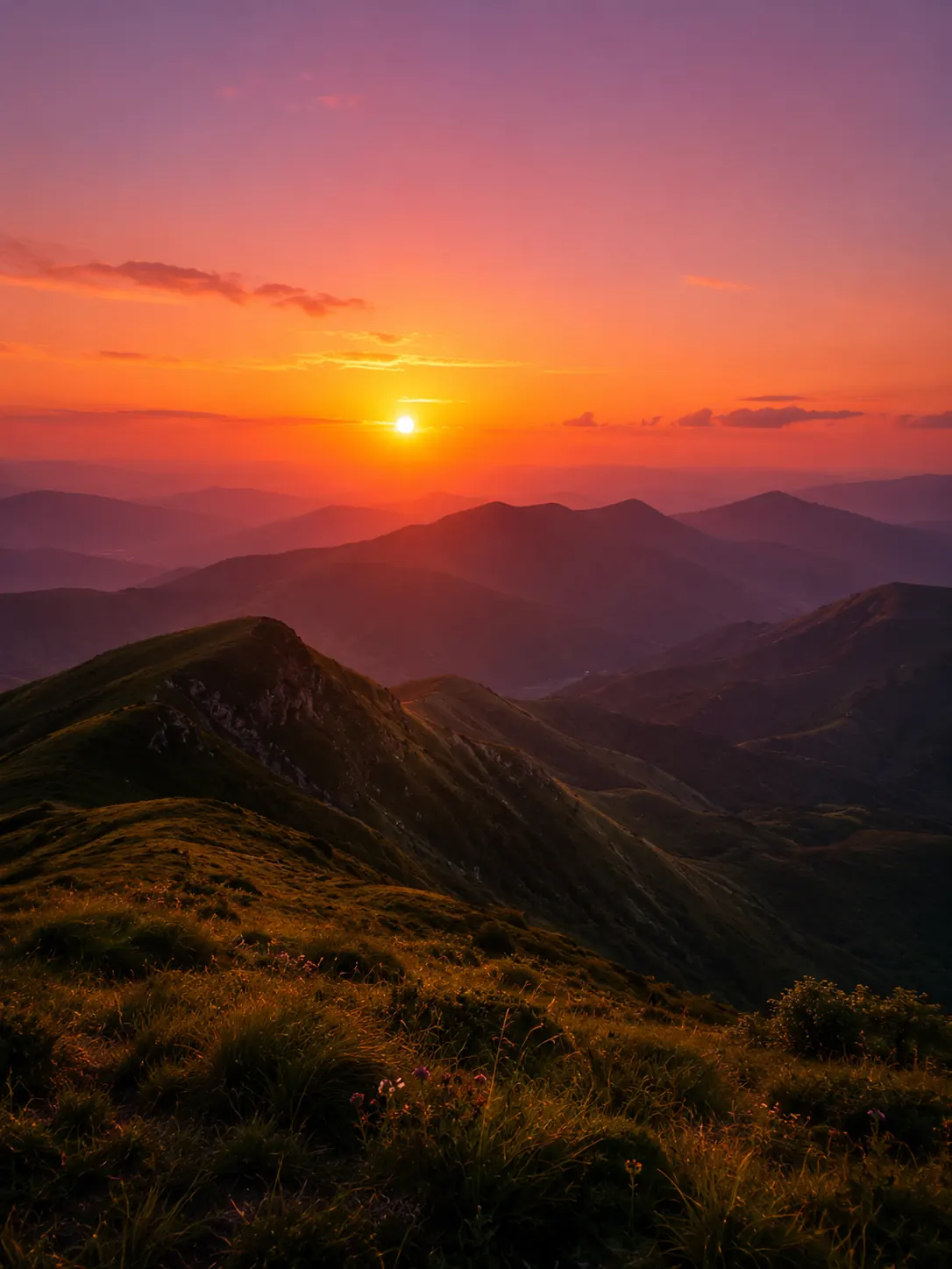 Mahabaleshwar sunset hills