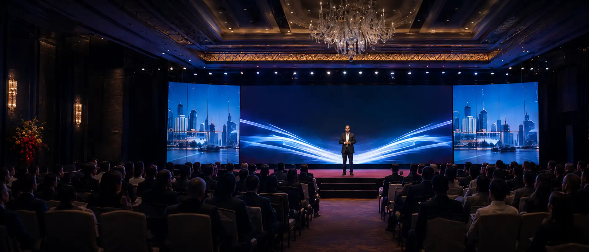 Corporate event stage