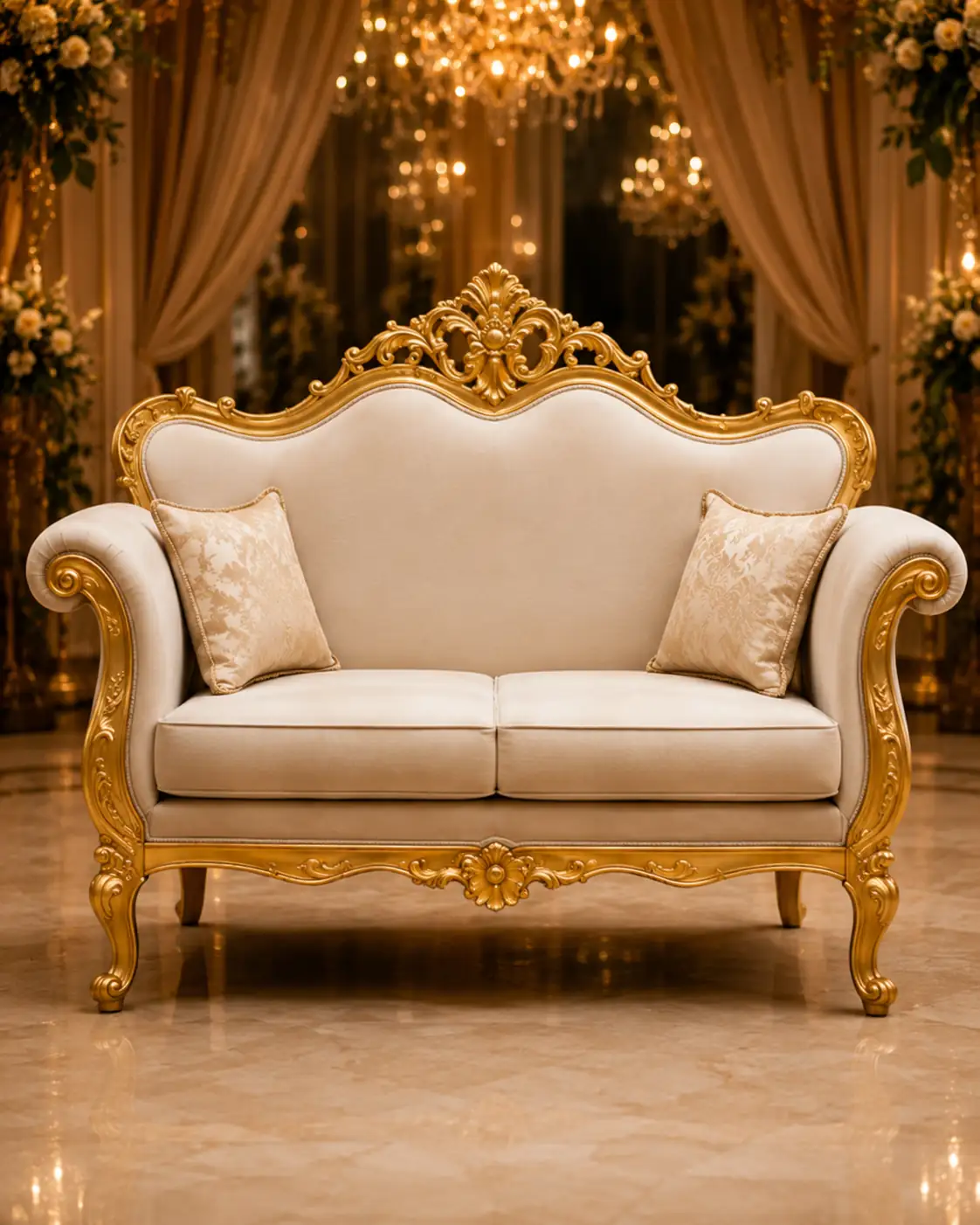 Wedding sofa seating decor