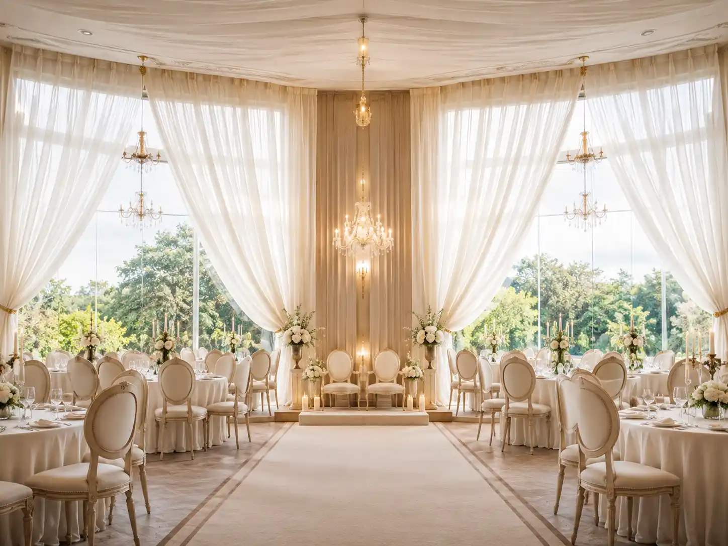 Minimal chic wedding decor theme