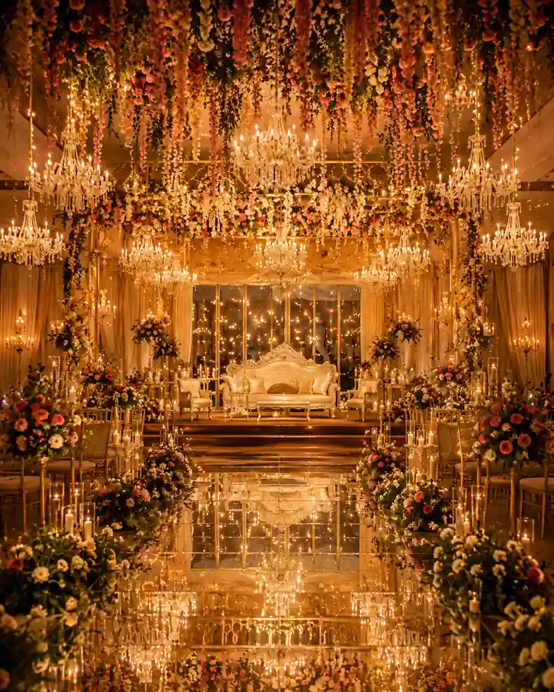 Luxury wedding decor