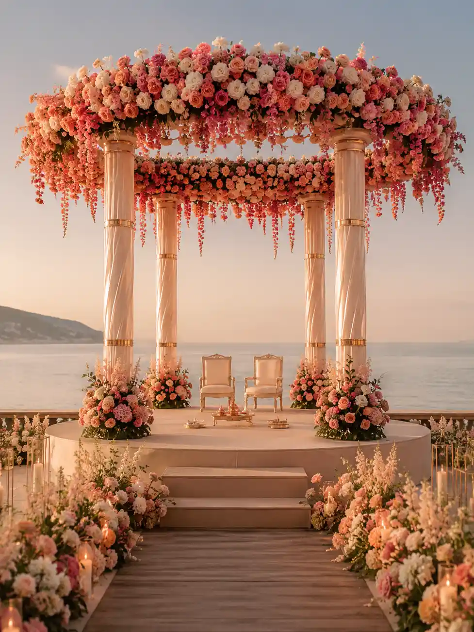 Wedding mandap decor