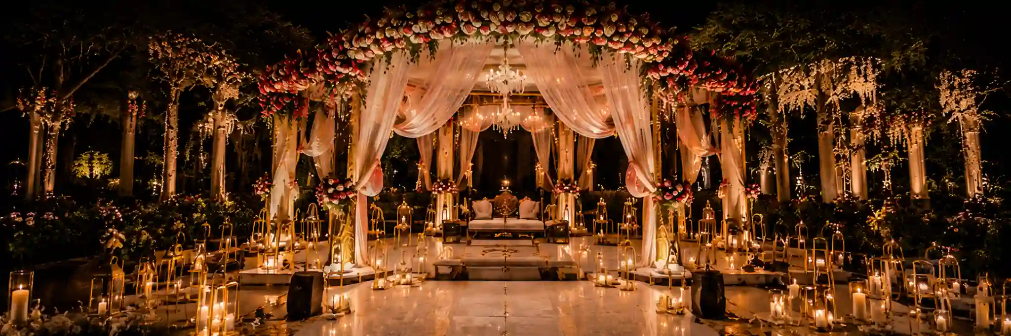 Wedding aisle decor