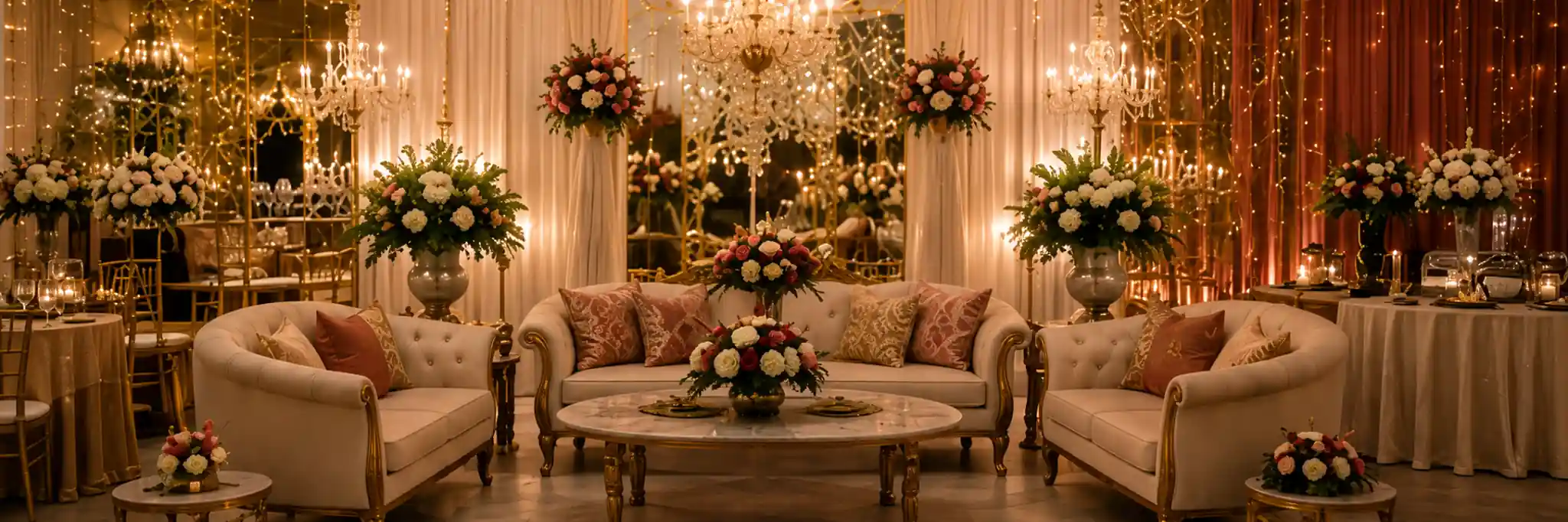 Premium event furniture setup
