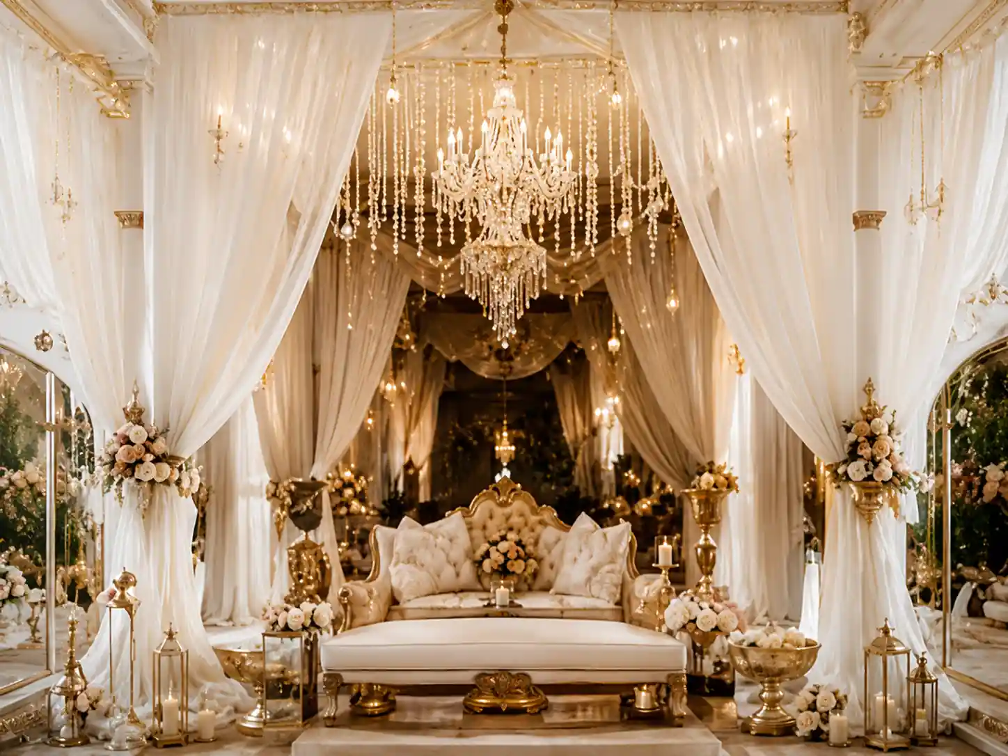 Royal traditional wedding decor theme