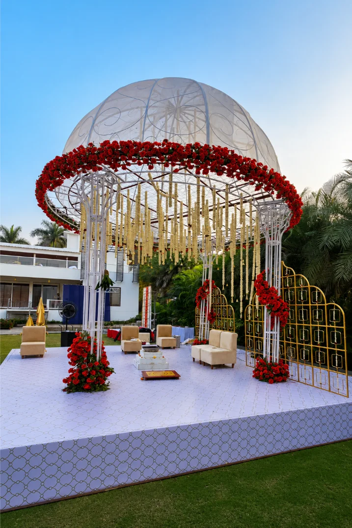 Pooja and ritual area decor at home