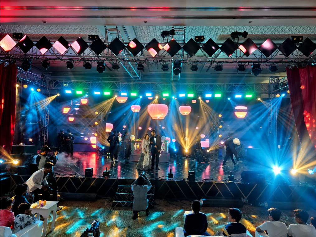 Lighting decor with fairy lights and ambience lighting